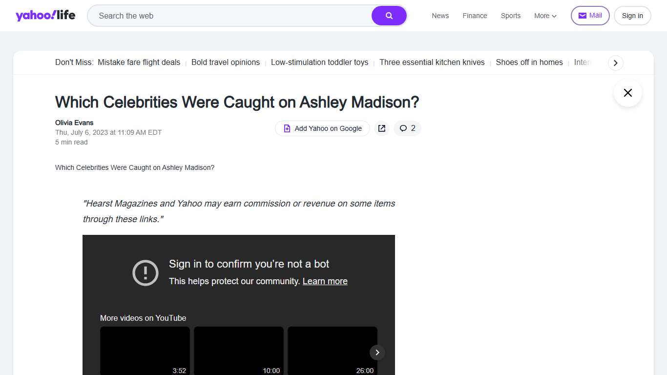 Which Celebrities Were Caught on Ashley Madison?
